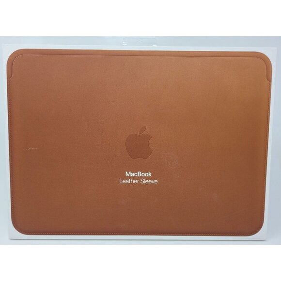 Original Apple Leather Sleeve for MacBook Pro 12" , Saddle Brown - MQG12ZM/A